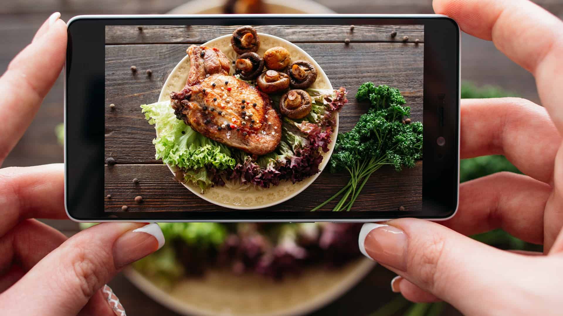 food photographer taking picture