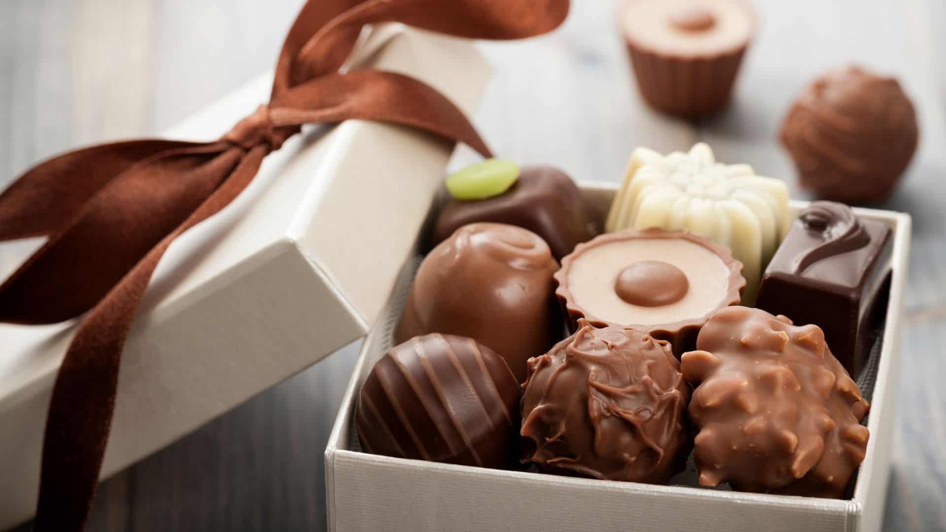 Gourmet chocolates.