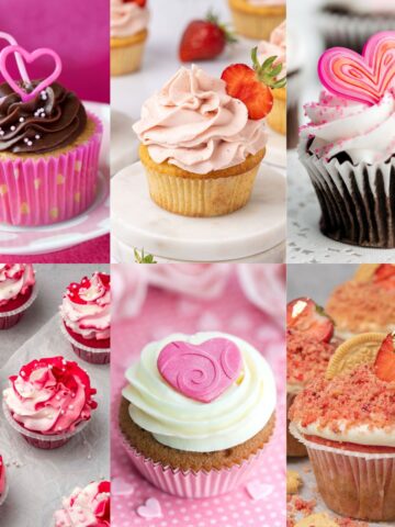 Valentine´s day cupcakes recipe collection.