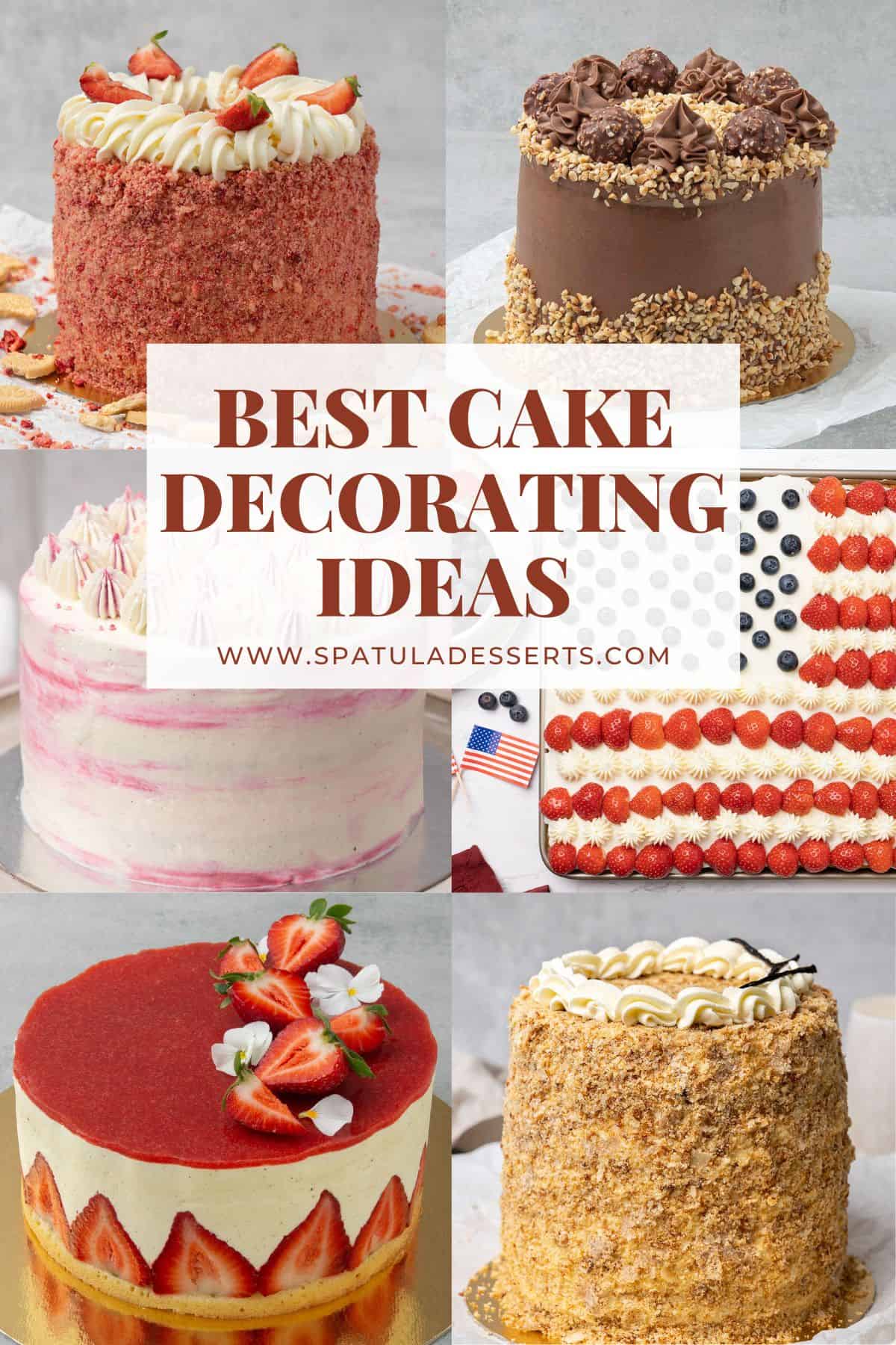 Cake decorating ideas recipes collection.