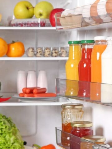 Full fridge.