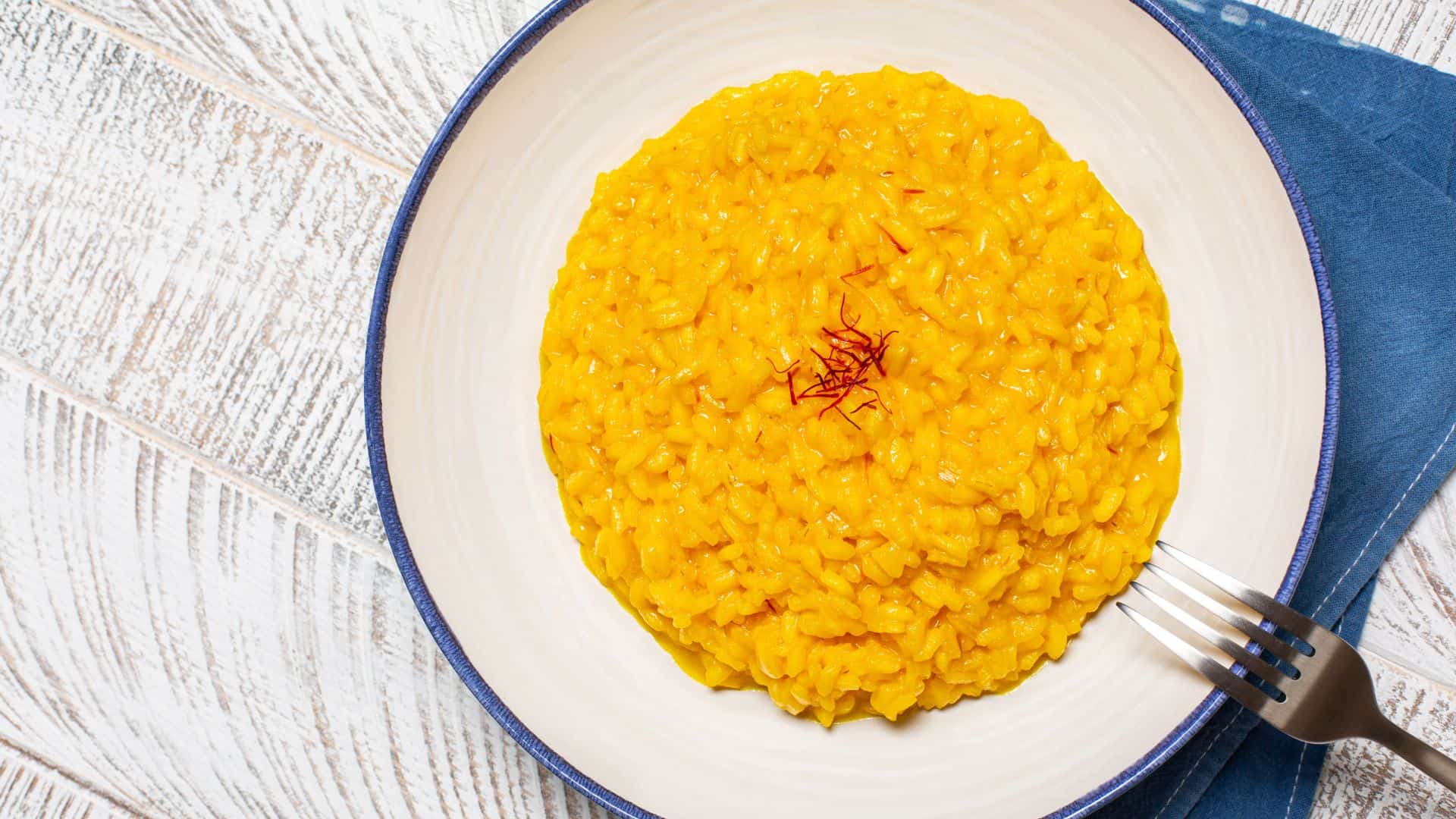 Saffron risotto.