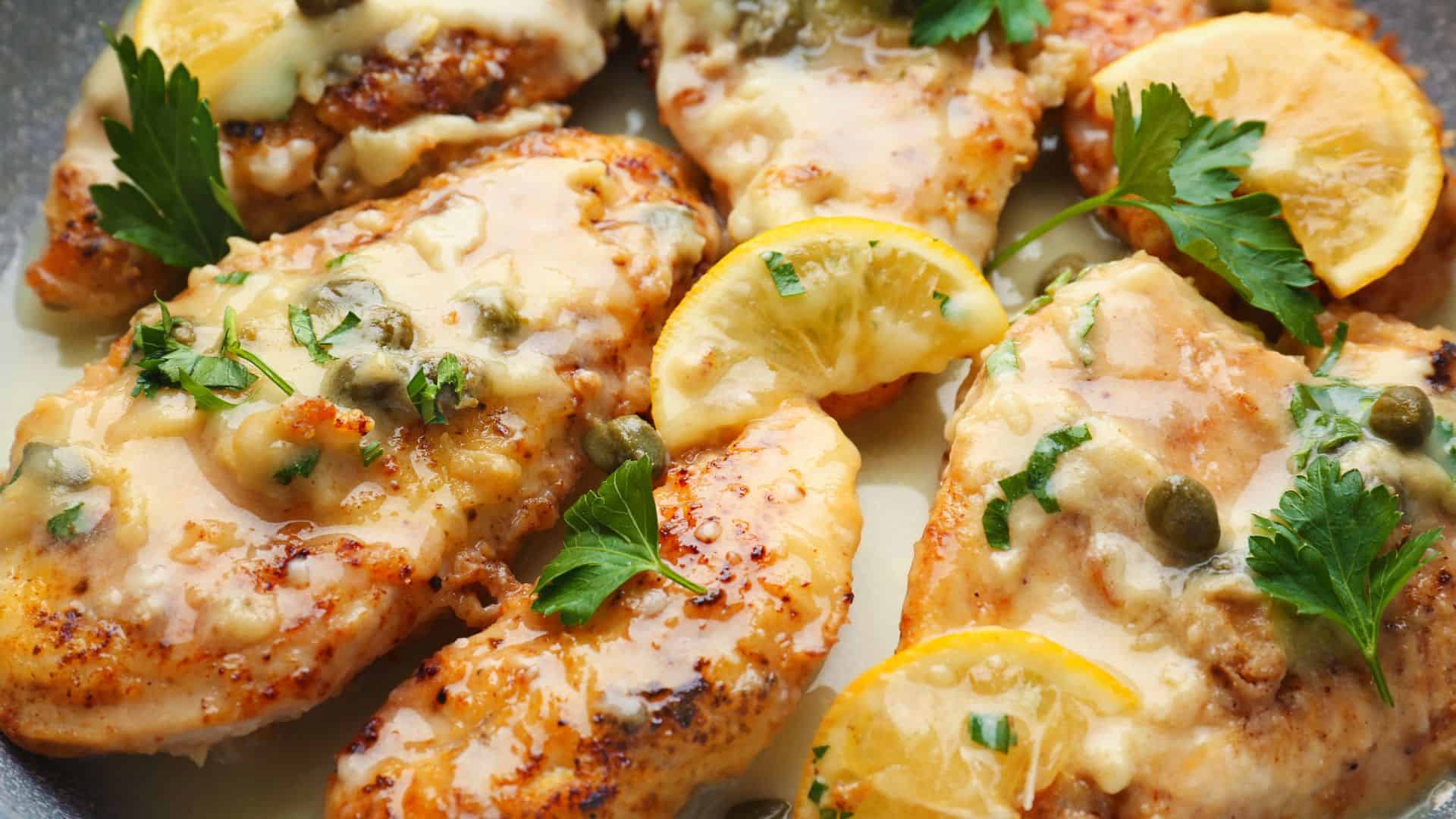 garlic butter chicken.
