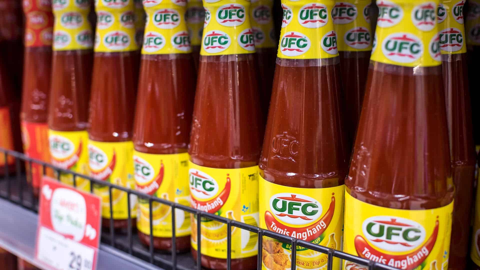 banana ketchup in grocery store aisle