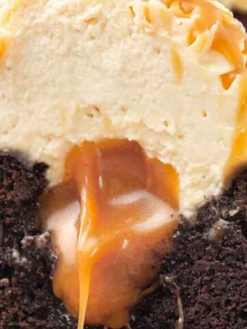 Chocolate Caramel Cupcakes.