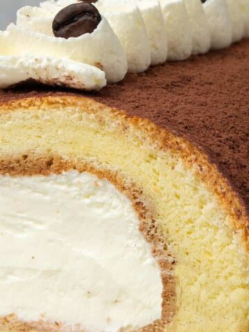 Tiramisu Cake Roll.