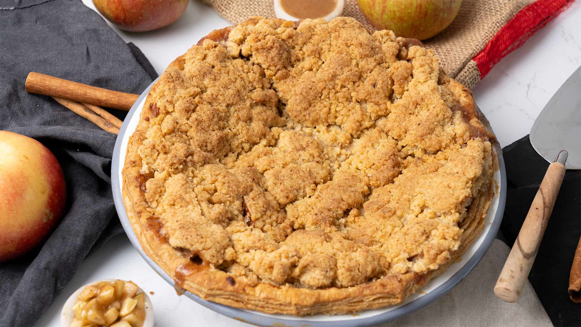 Apple Crumble pie.