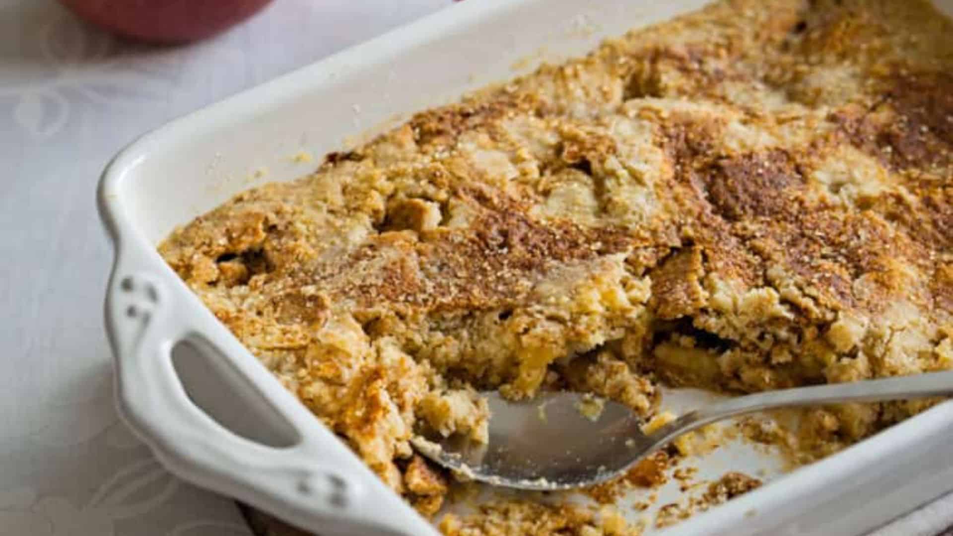 Apple Dump Cake From Scratch
