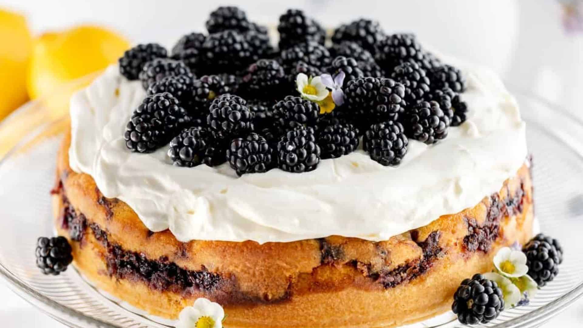 Blackberry Lemon Cake.
