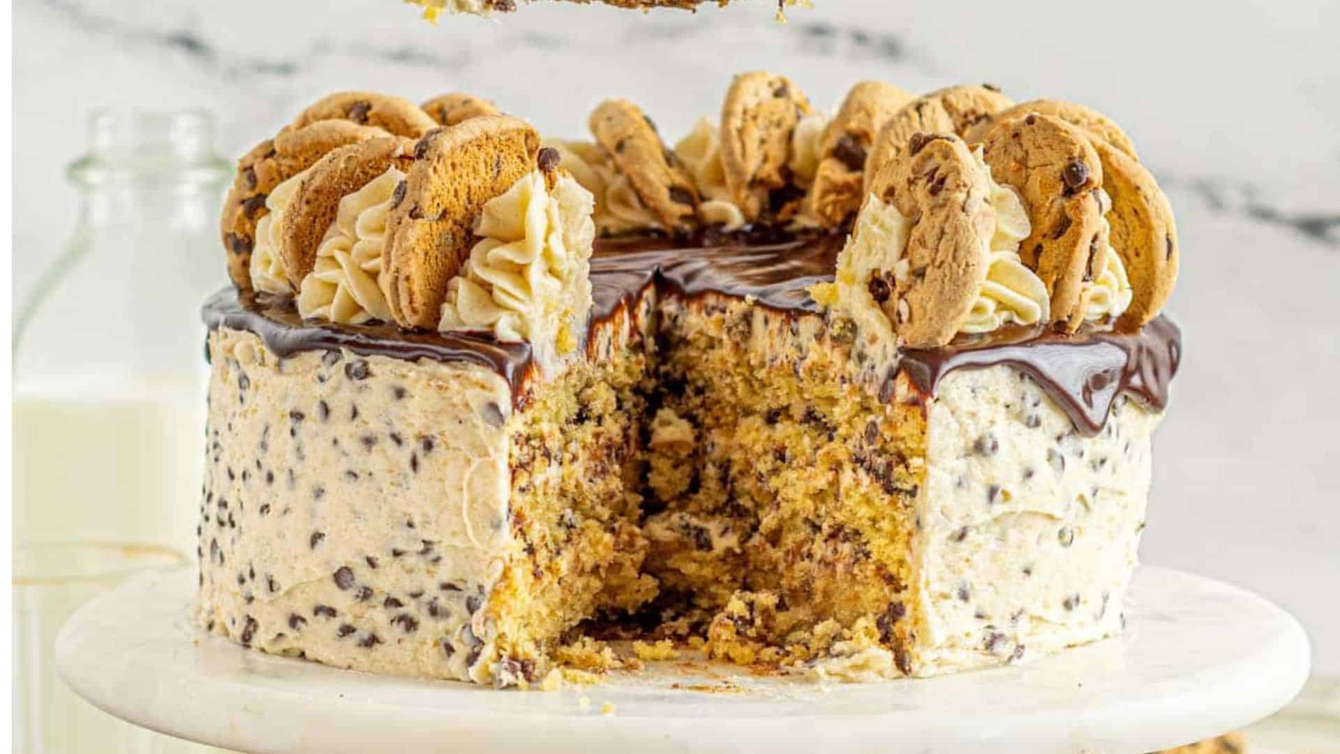 Chocolate Chip Cookie Cake.