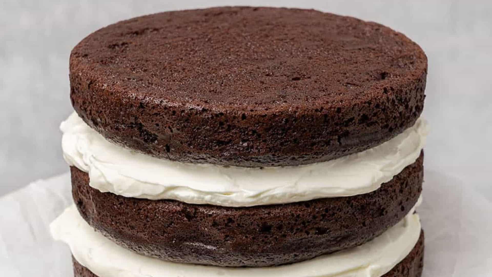 Chocolate Sponge Cake.