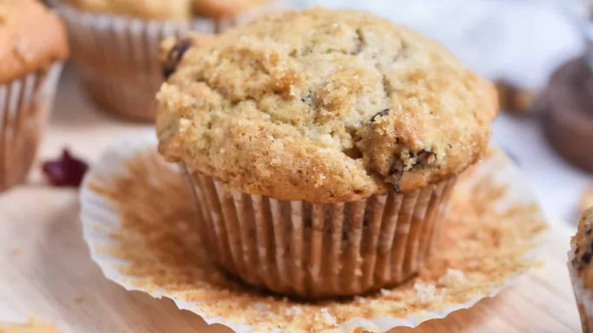 Cranberry Walnut Muffins