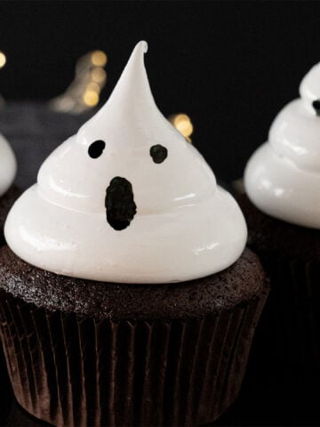 Ghost cupcakes.