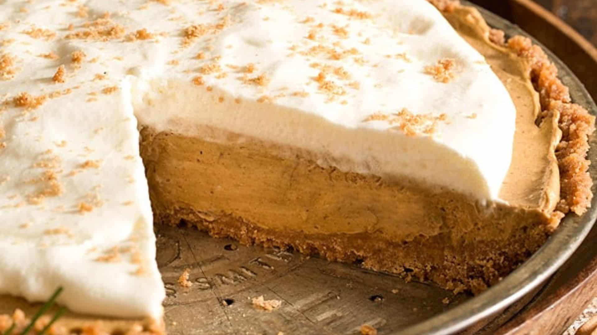 No Bake Gingerbread Pie.