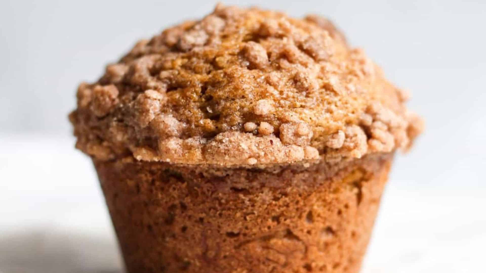 Pumpkin Muffins with Streusel Topping