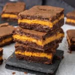 Pumpkin brownies.