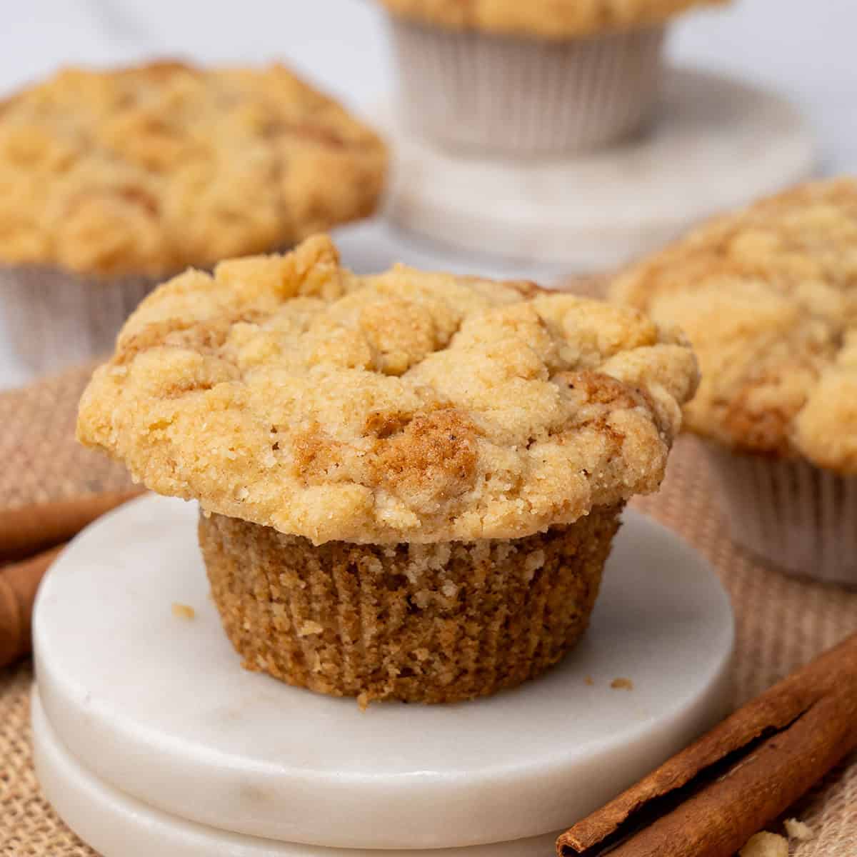 Cinnamon Streusel Muffin.
