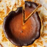 Basque burnt cheesecake.
