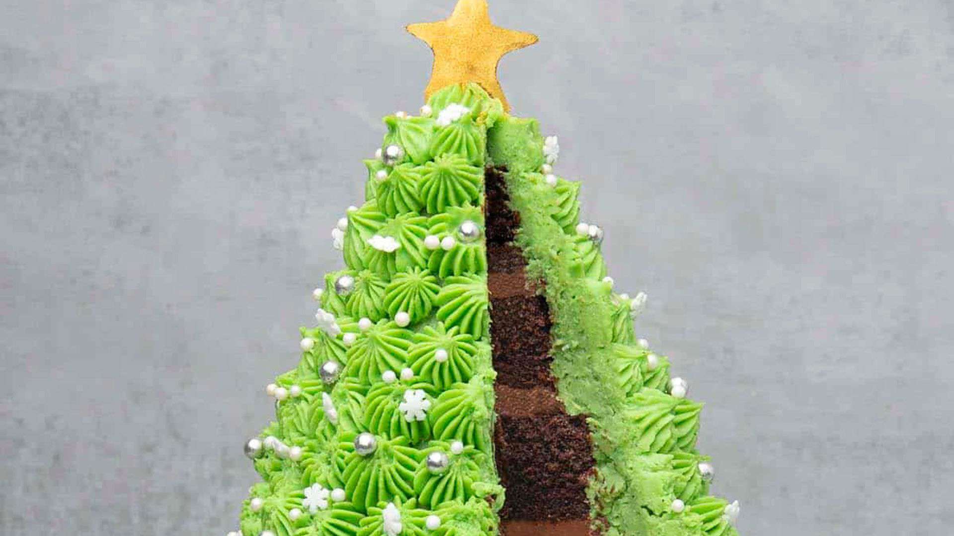 Christmas Tree Cake.