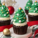 Christmas Tree cupcakes.
