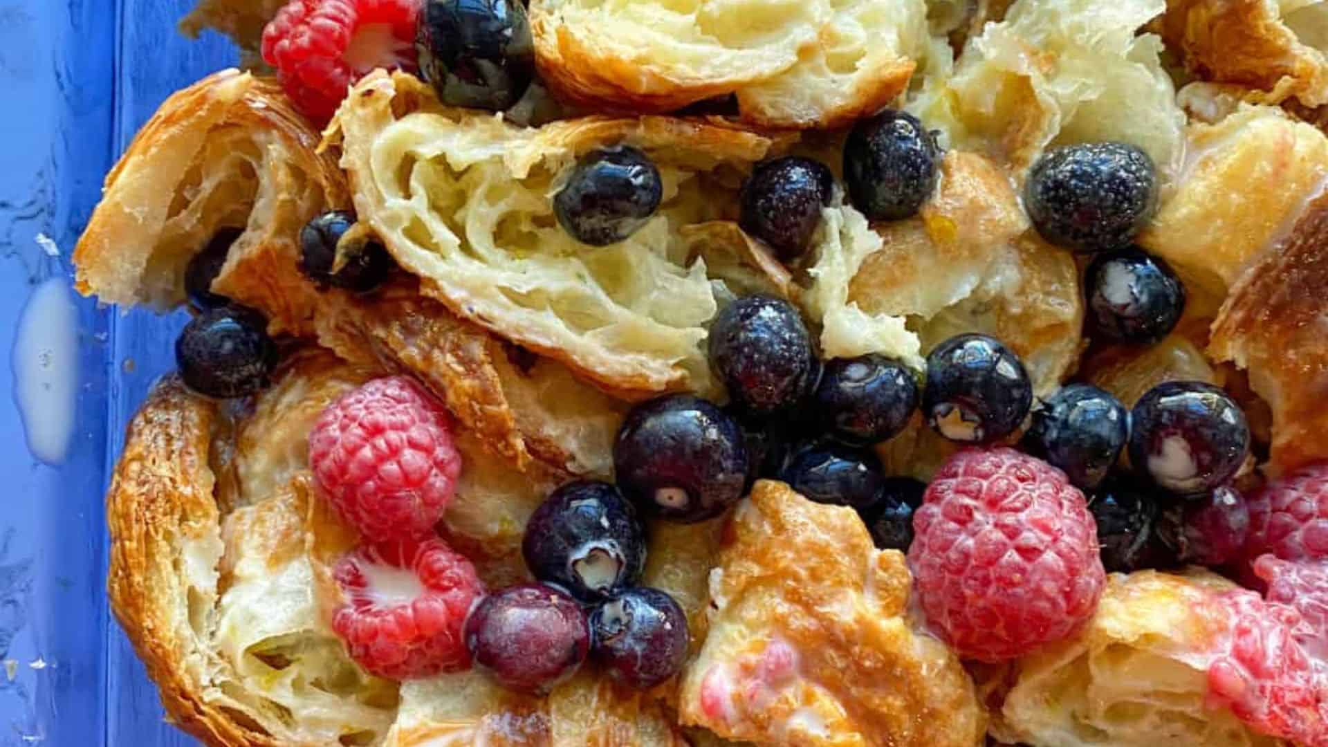 Croissant Bread Pudding.