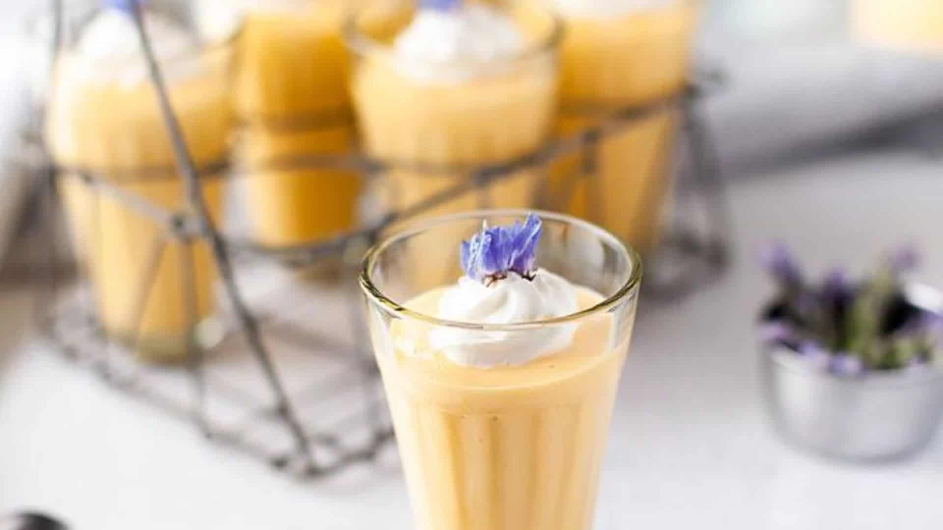 Mango Yogurt Mousse.