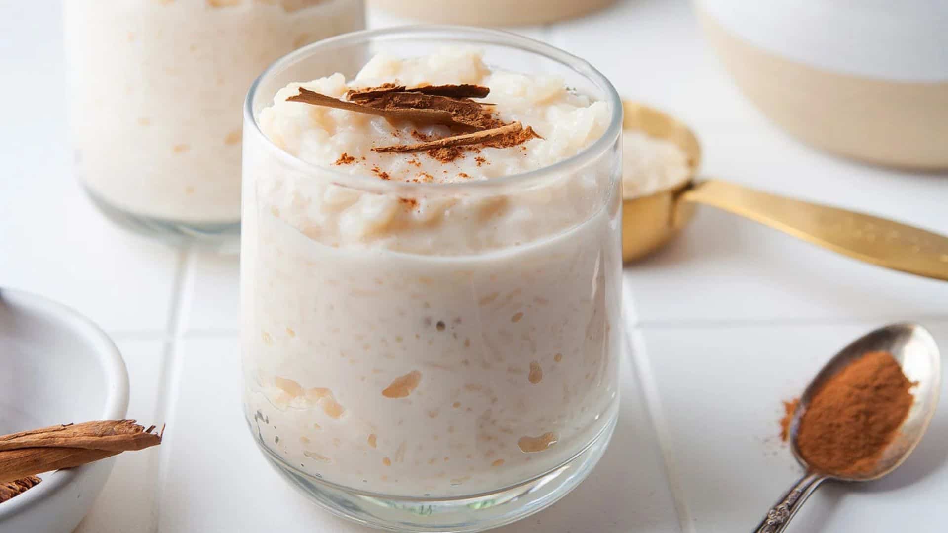 Mexican rice pudding.