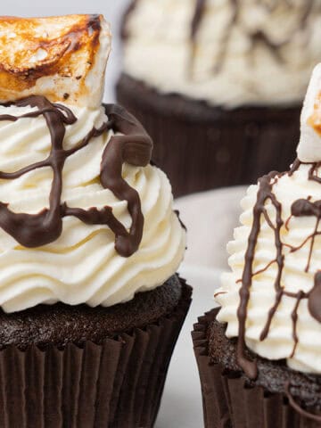 hot chocolate cupcakes.
