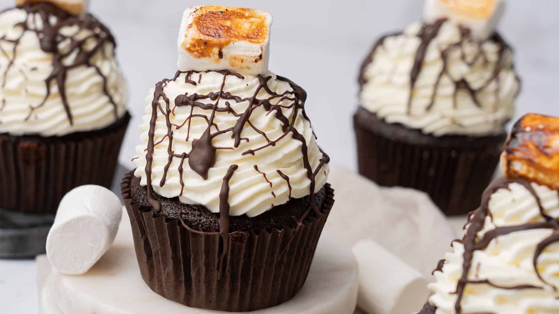 hot chocolate cupcakes.