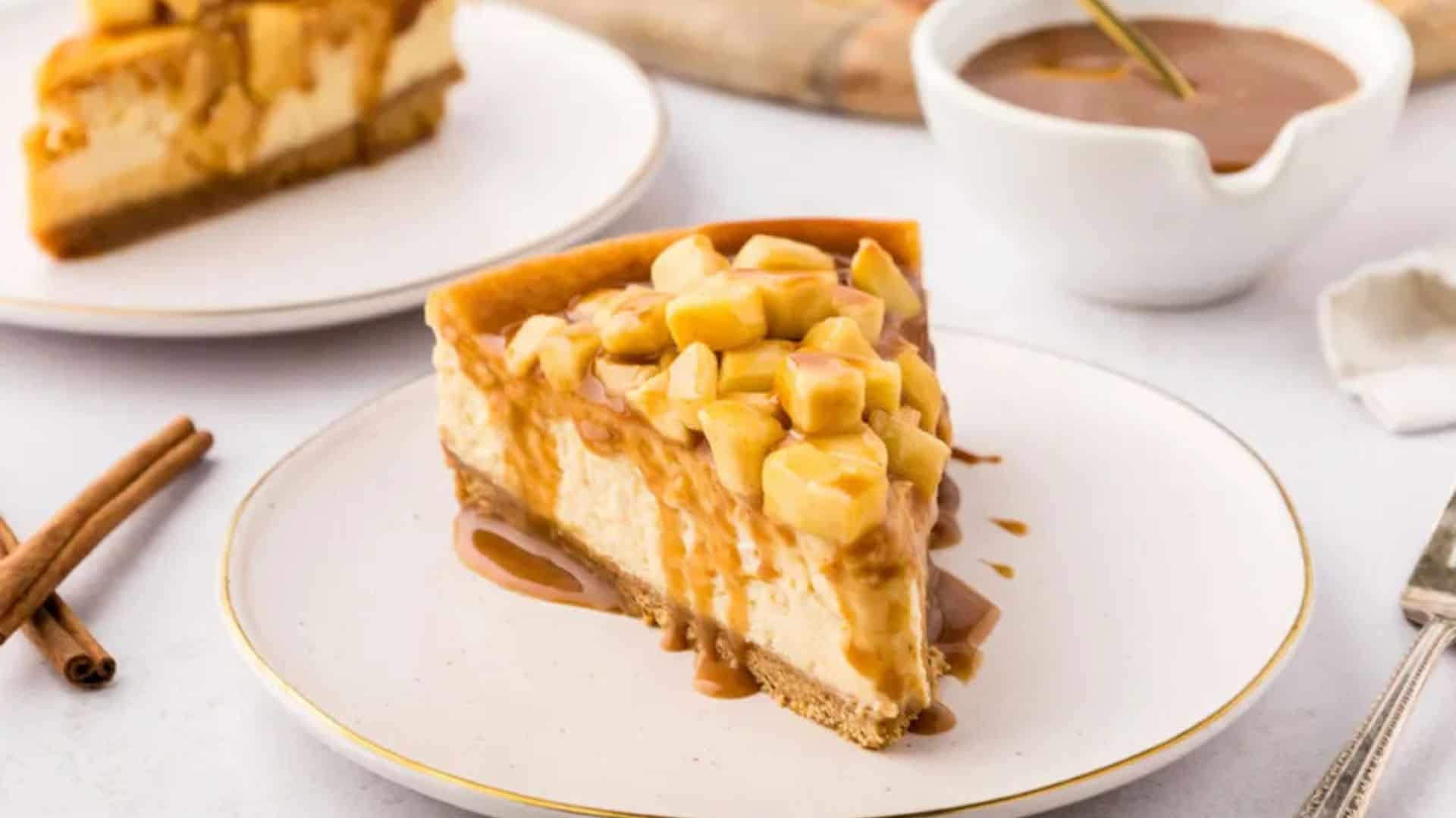 Caramel Apple Cheesecake