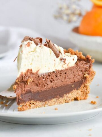 Chocolate Orange Truffle Pie.