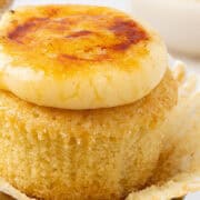 Creme brulee cupcakes.