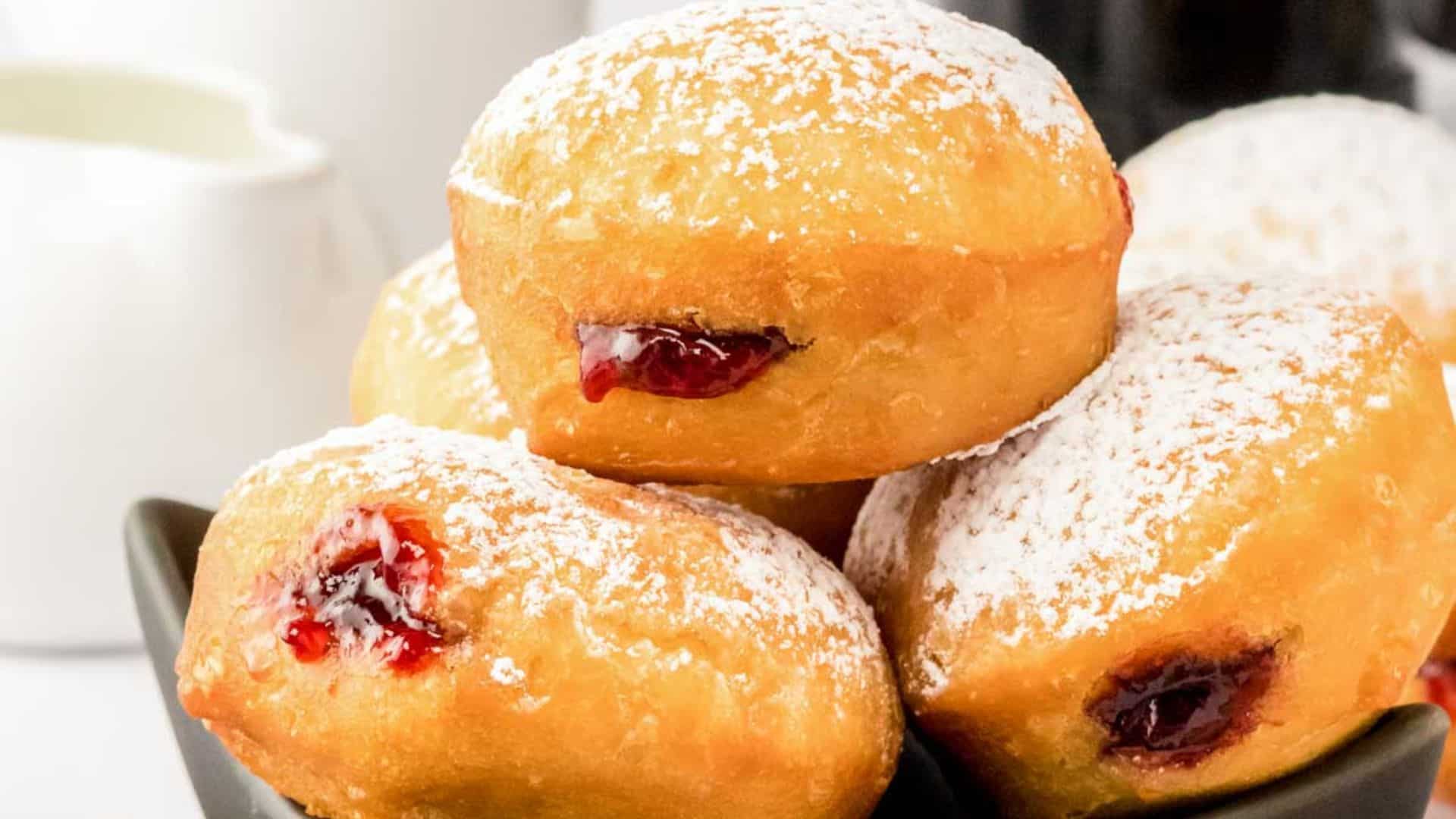 Jelly Filled Donuts.