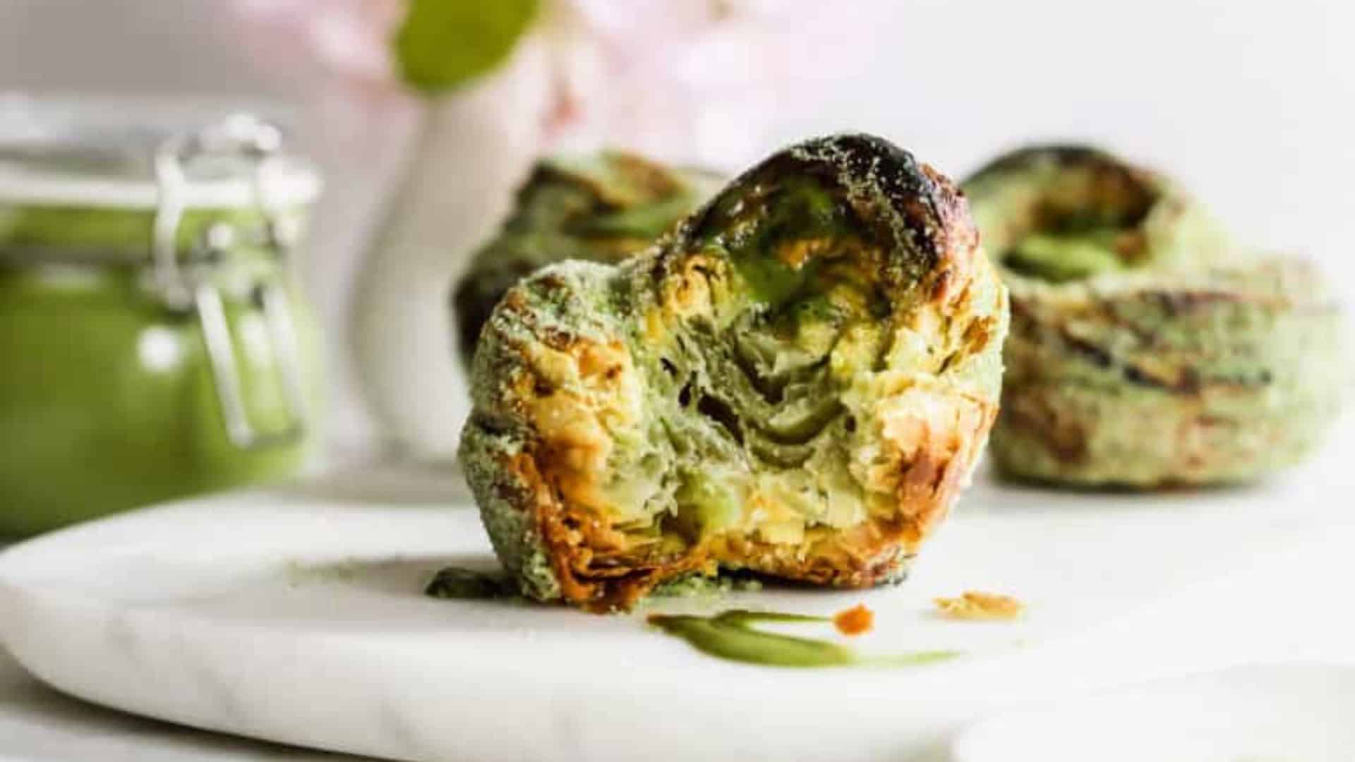 Matcha Cruffins