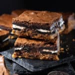 Slutty Brownies on top of each.