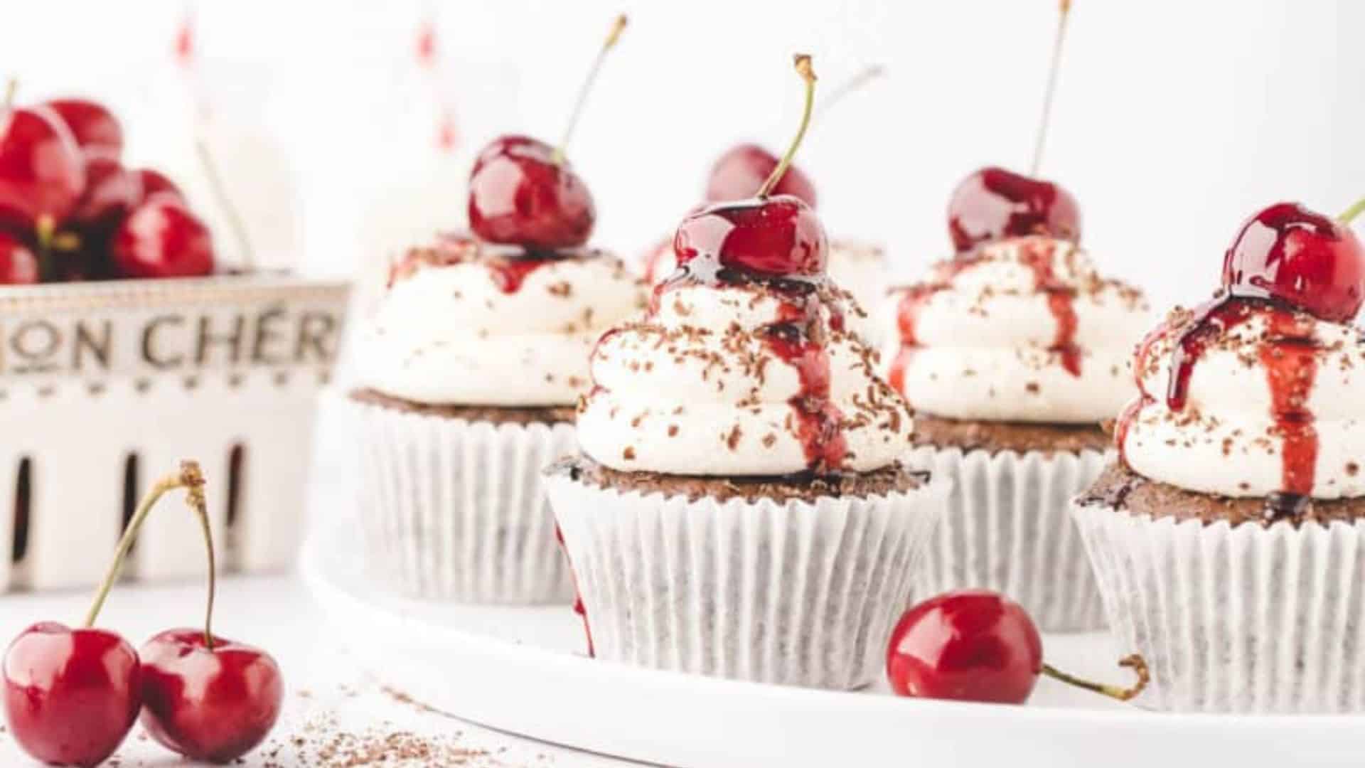 Black Forest Cupcakes.