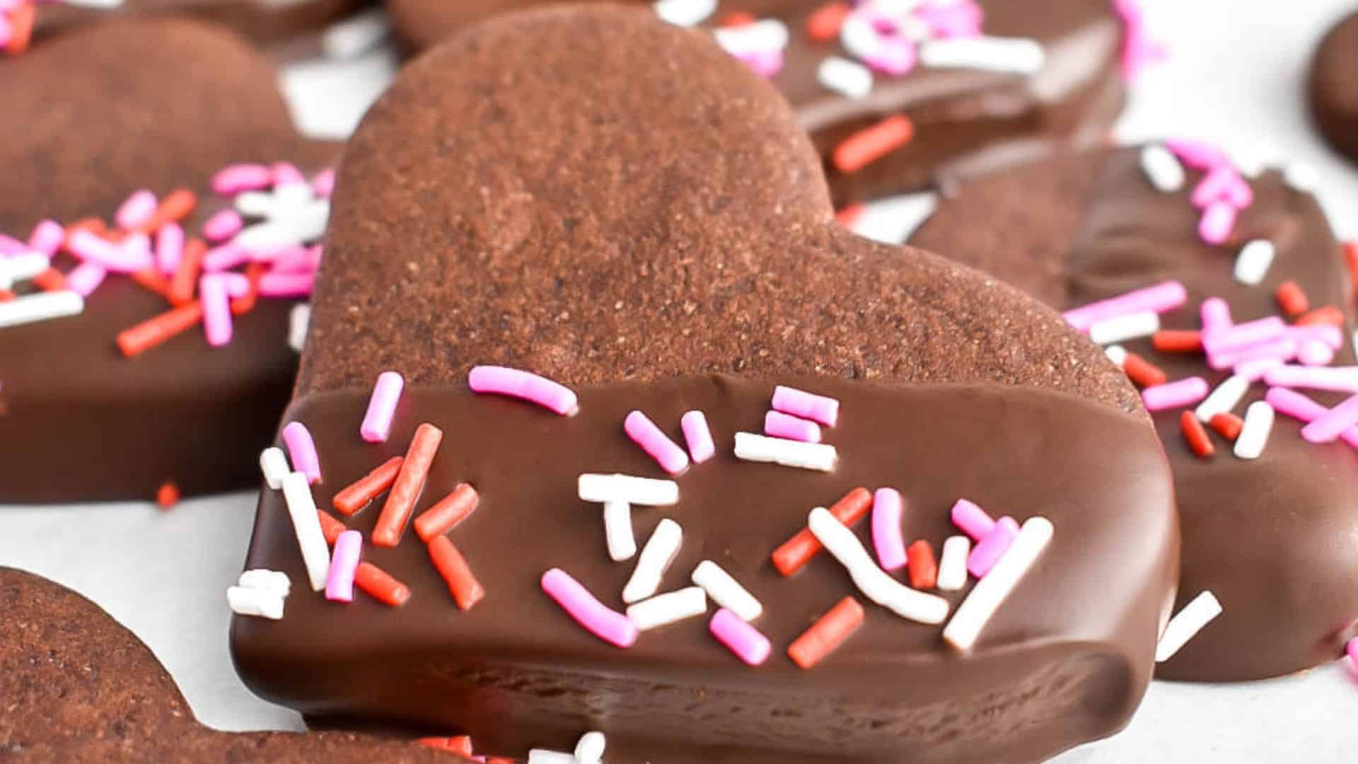 Chocolate Sugar Cookies.