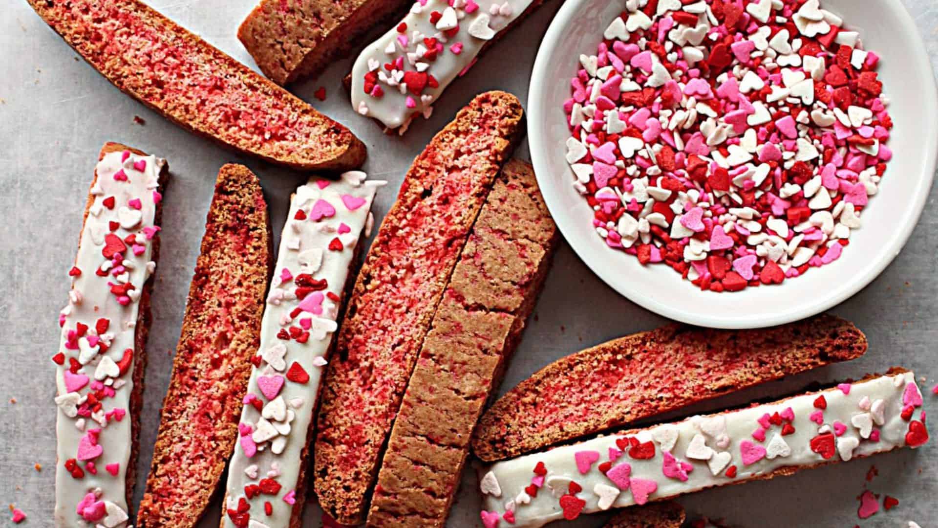 Cinnamon Red Hot Biscotti Cookies.