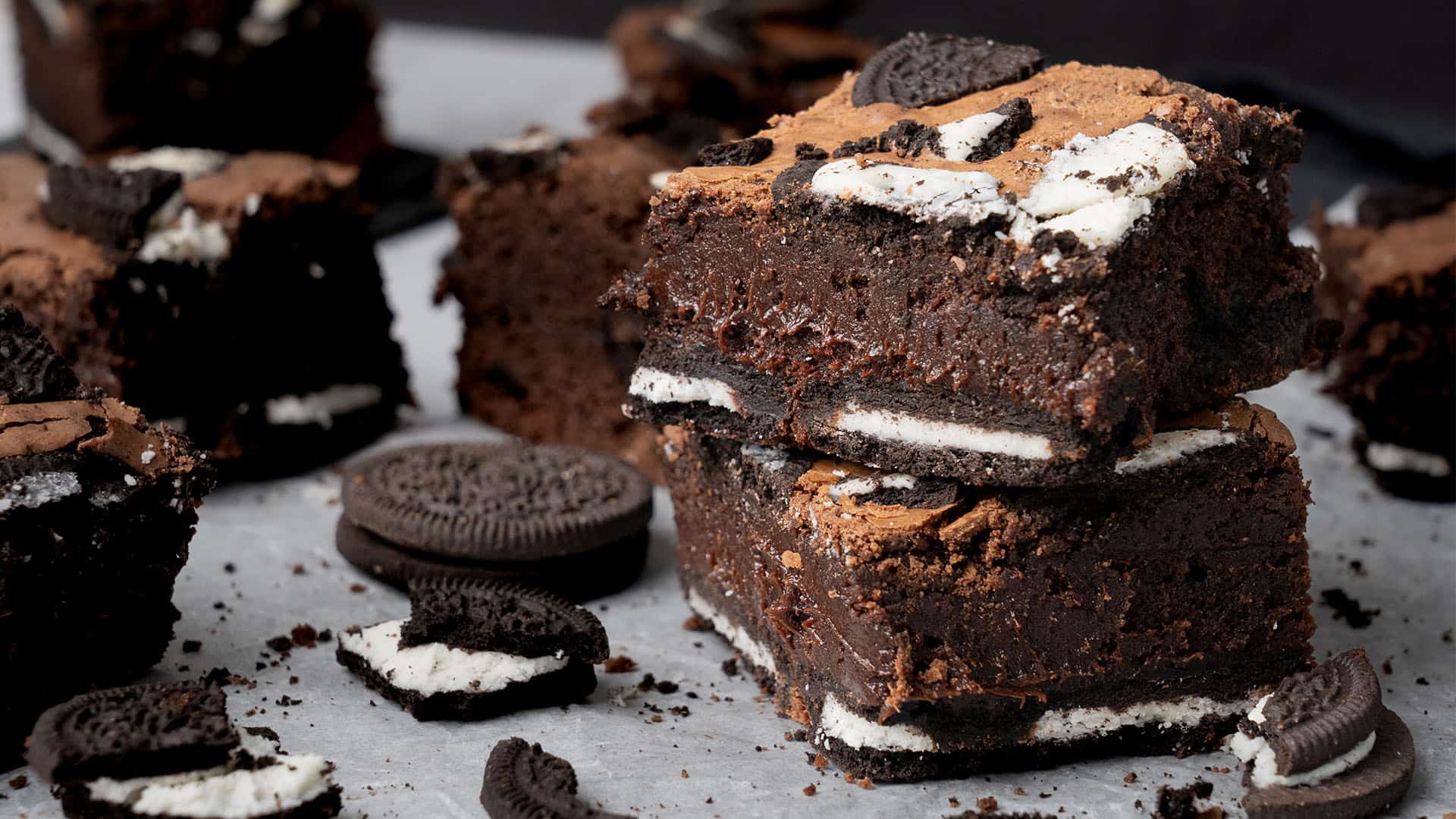 oreo brownies.