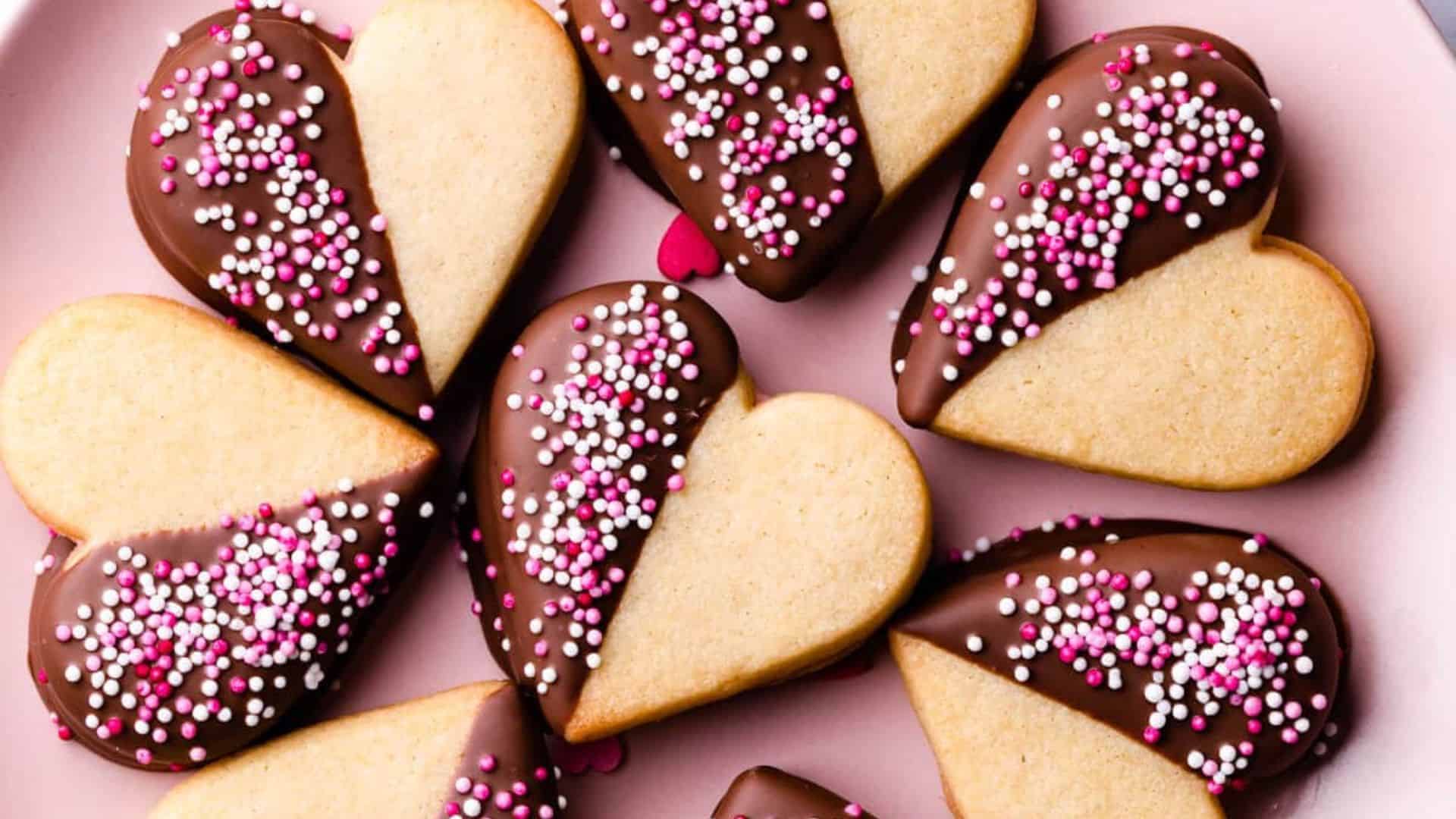 Valentine Sugar Cookies.