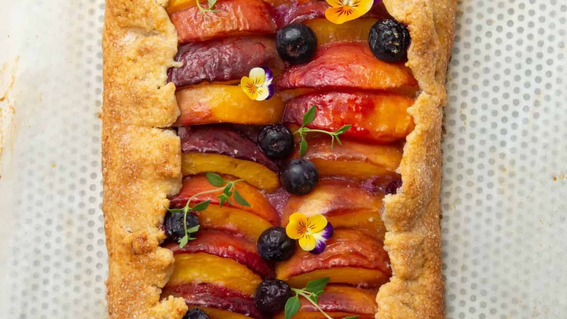 Peach Galette.