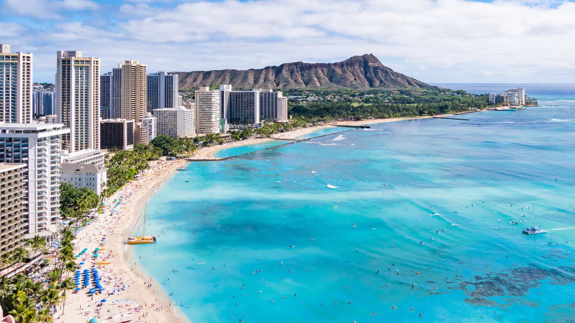 beach in Honolulu, Hawaii