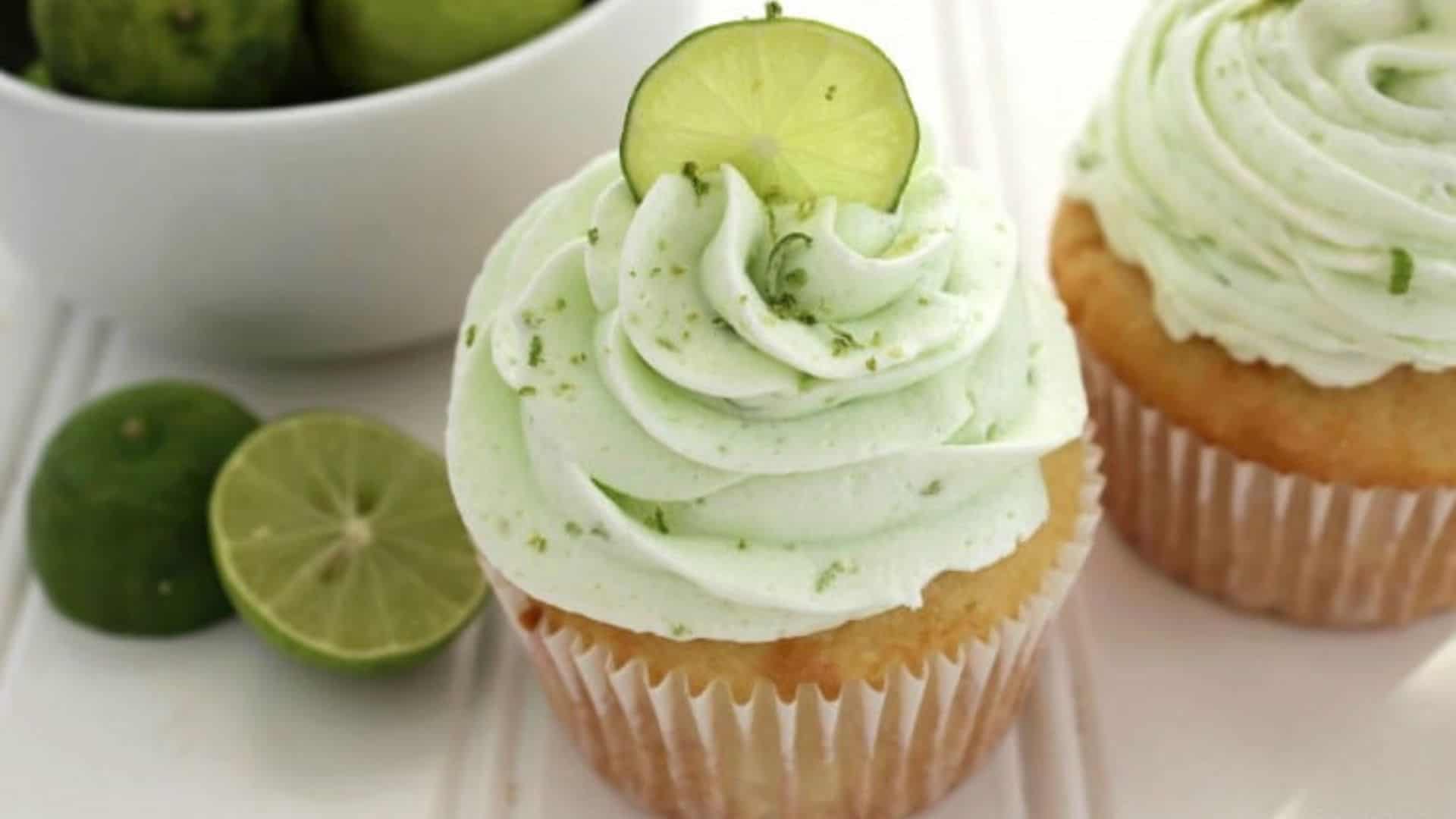 Key Lime Cupcakes.