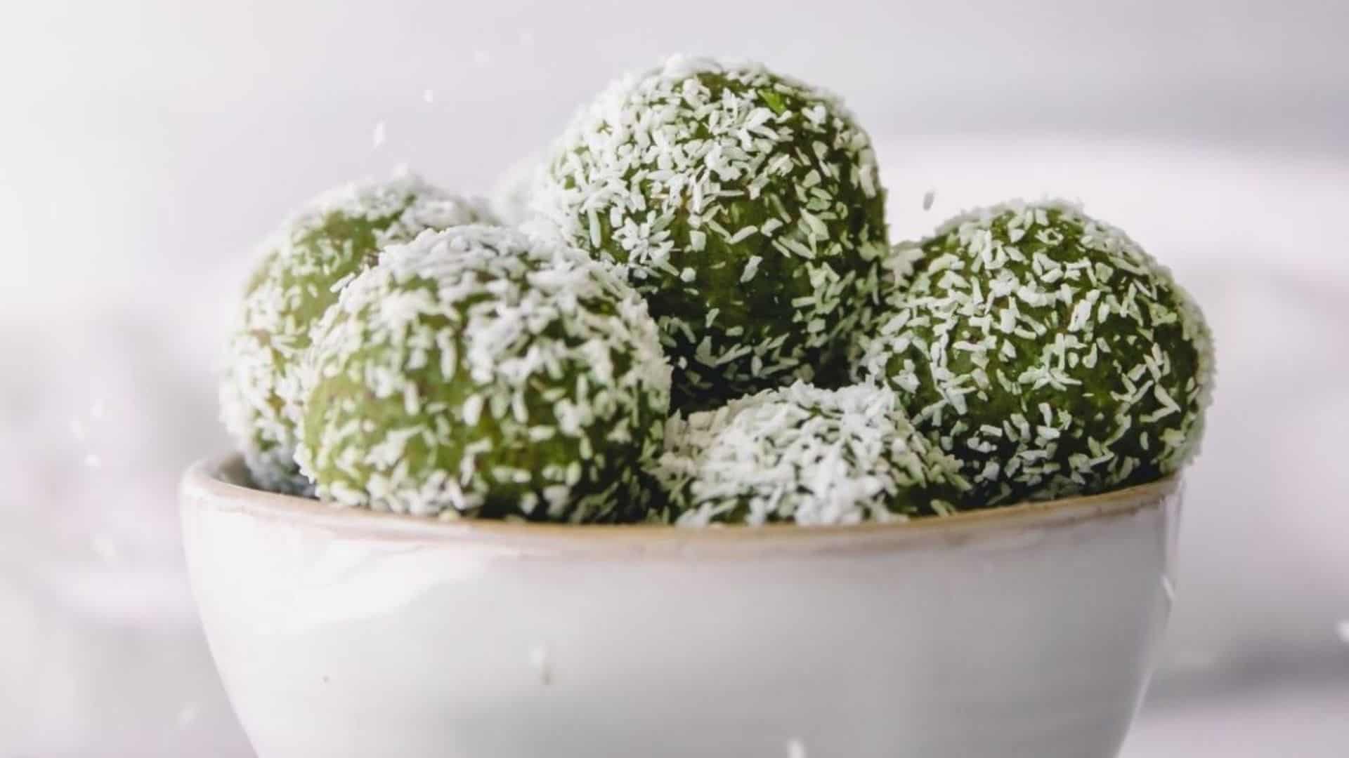 Matcha Protein Balls.