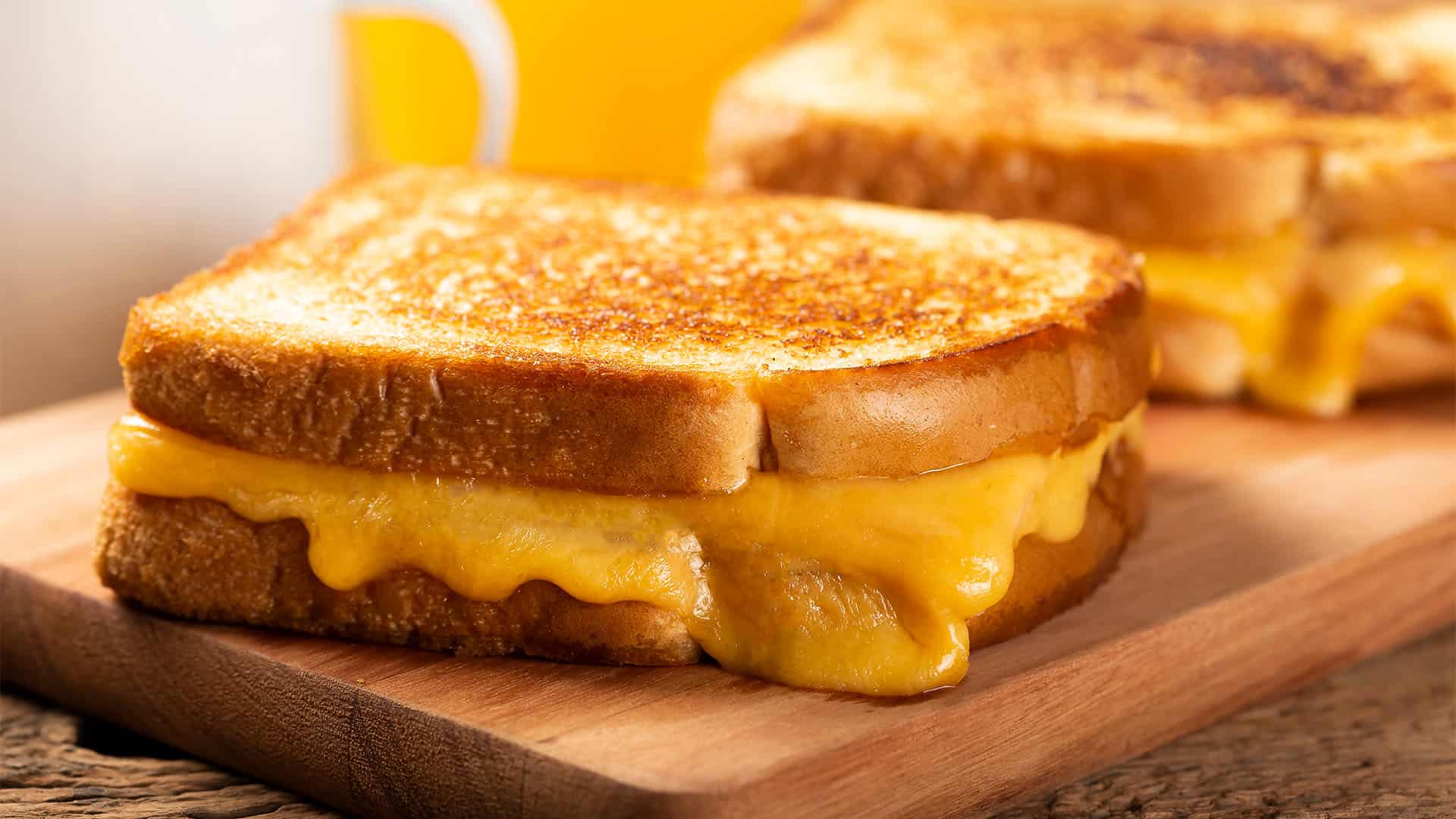 grilled cheese sandwich.
