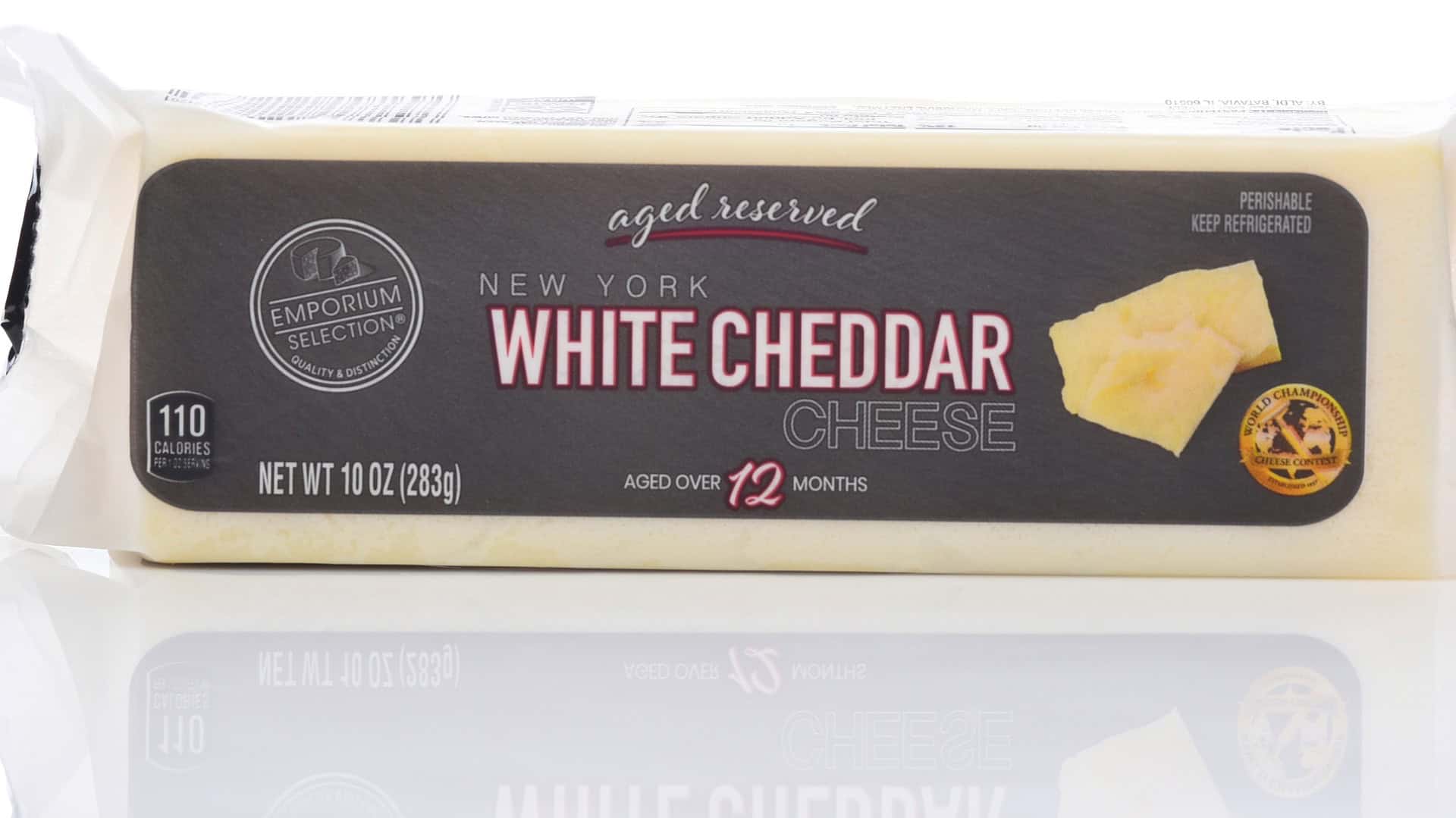 white cheddar cheese from Aldi