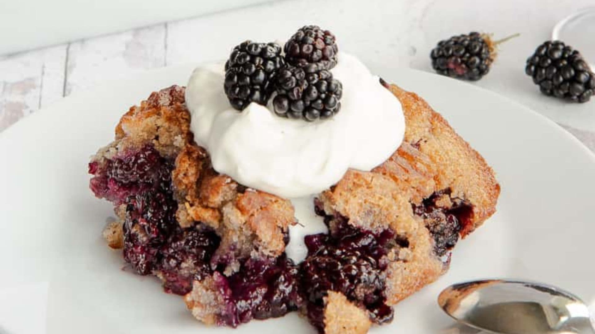 Blackberry Cobbler.