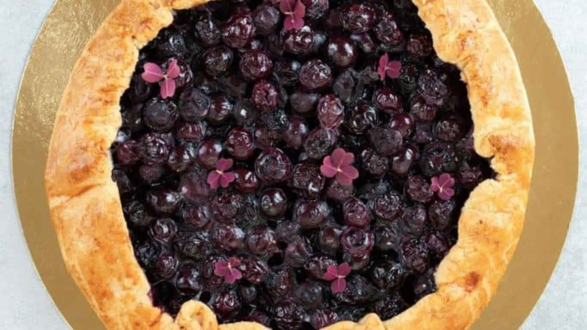 Blueberry Galette.