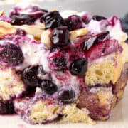 Blueberry Heaven On Earth Cake on a plate.