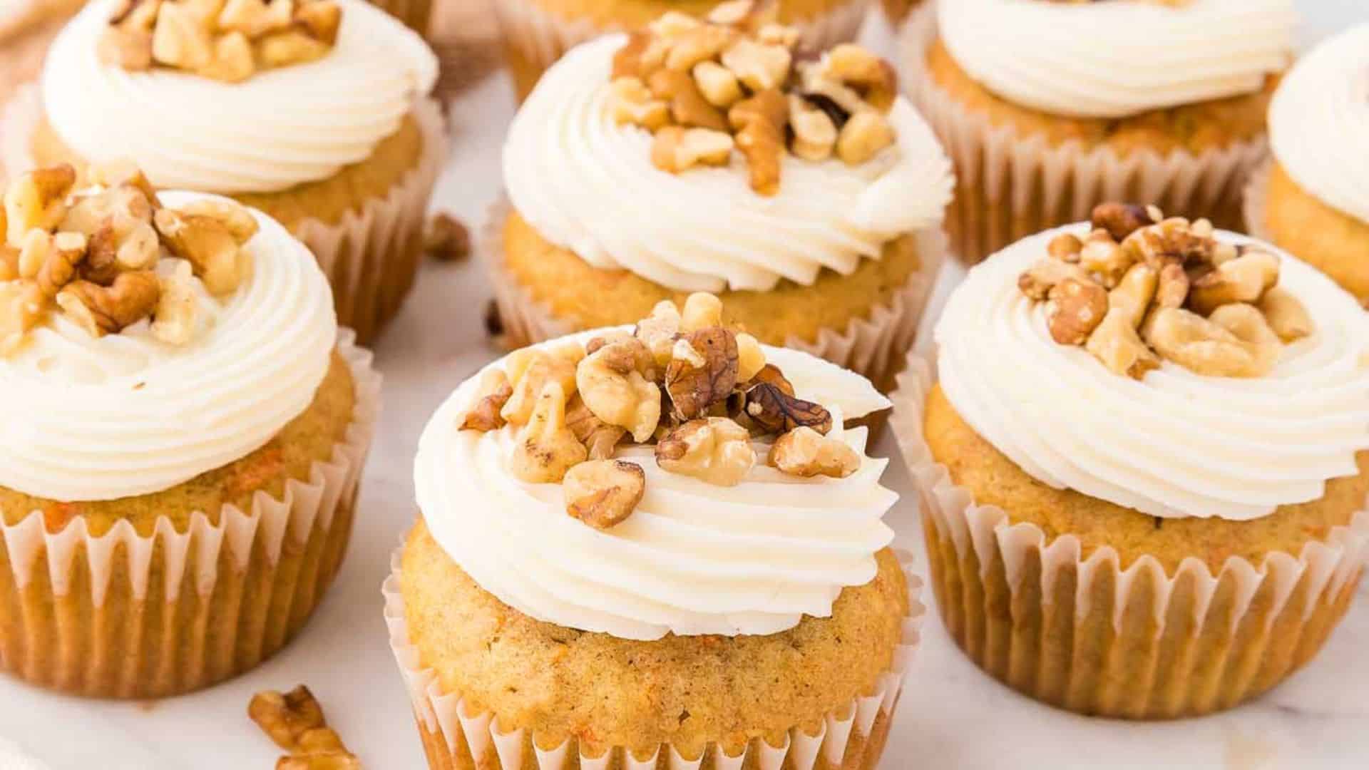 Carrot Cake Cupcakes.
